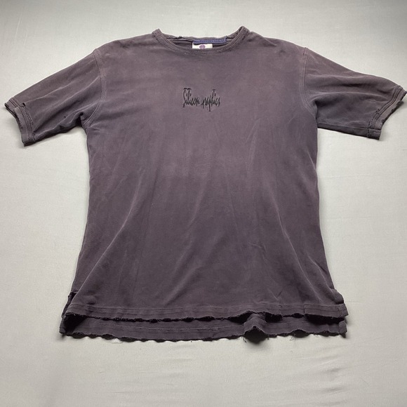 Vintage 90s Silicon Graphics SGI Promo Shirt XL Heavy Distressed Boxy Thrashed